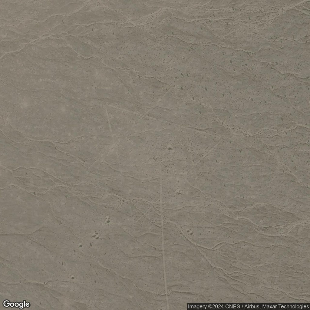 Star of David in the Nevada Desert