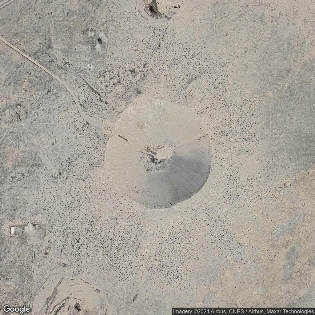 Massive Explosion crater