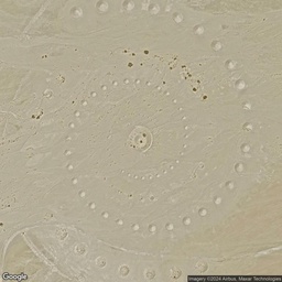 A colossal land art installation in Egypt’s desert, viewable from space