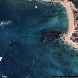 Shipwreck at north sentinel island